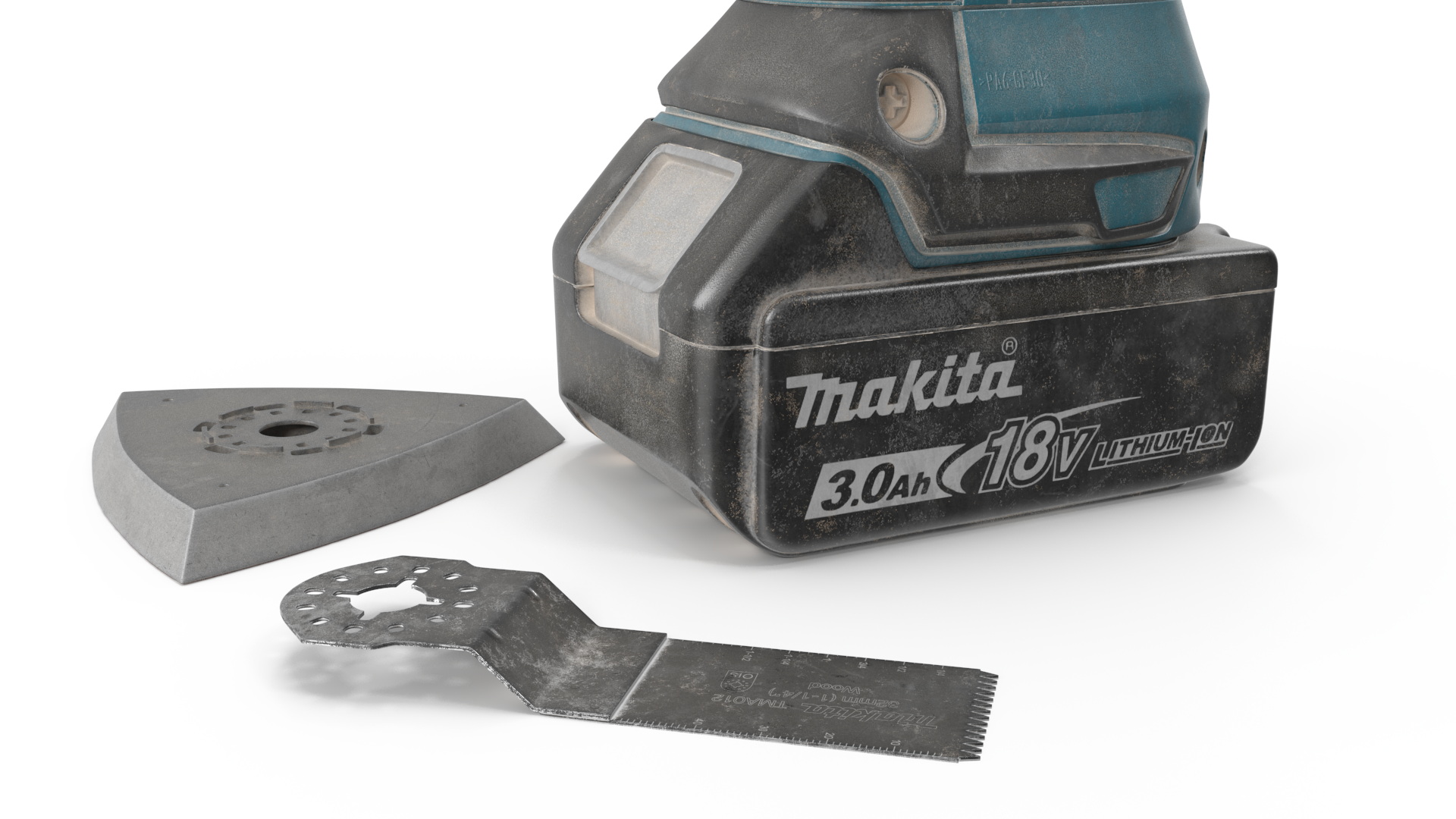 Makita Oscillating Multi Tool Used 3D model