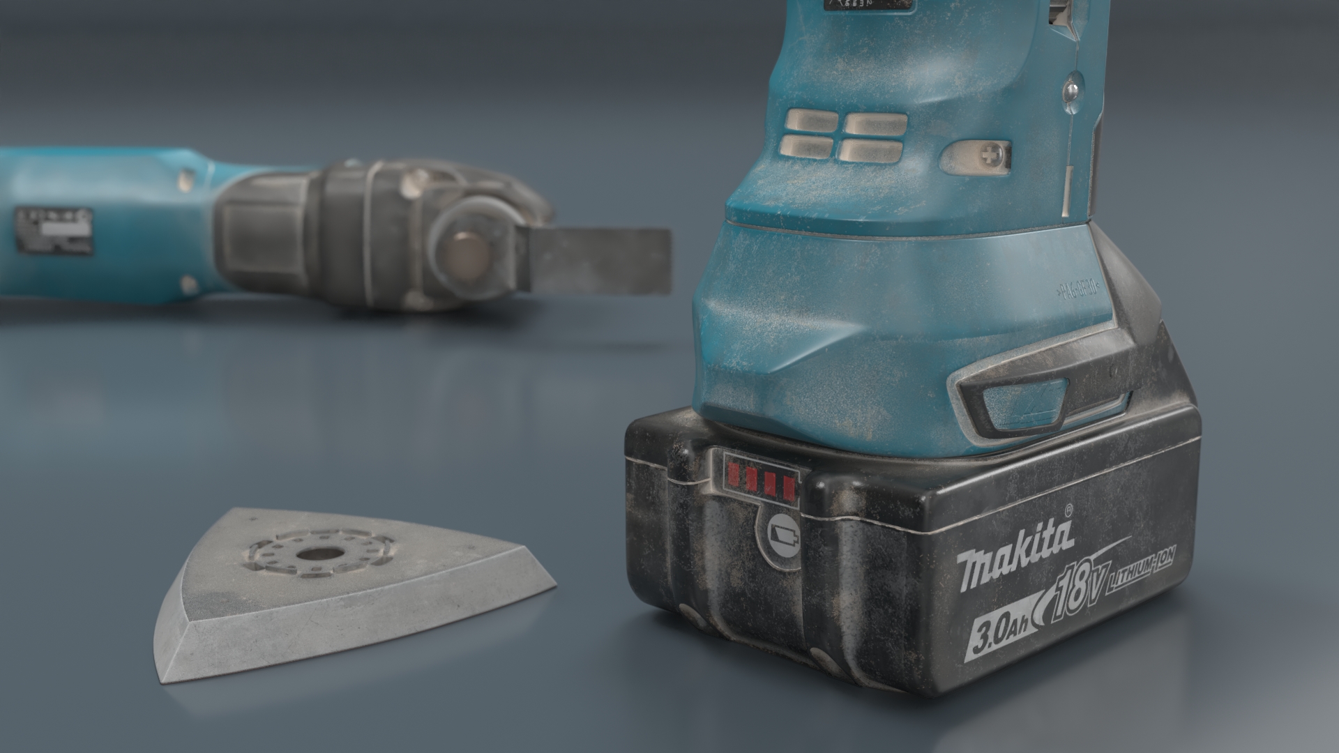 Makita Oscillating Multi Tool Used 3D model