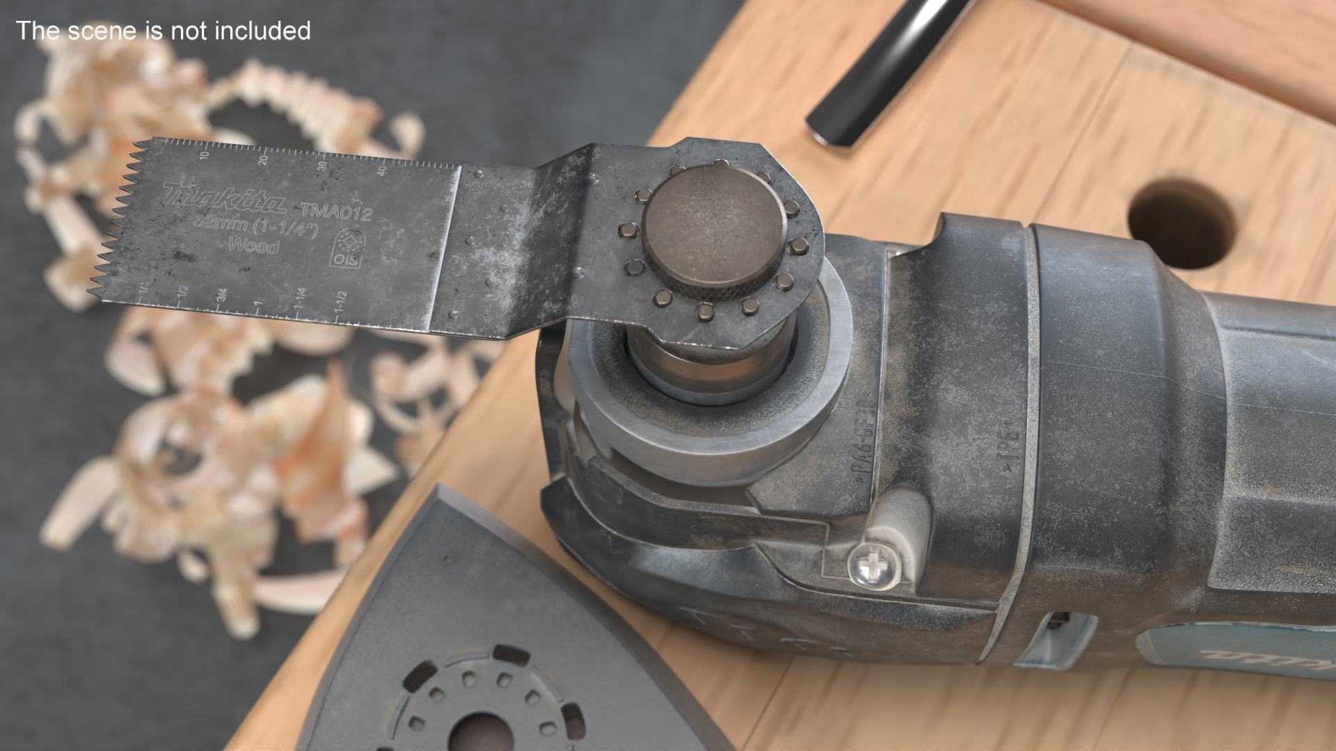 Makita Oscillating Multi Tool Used 3D model