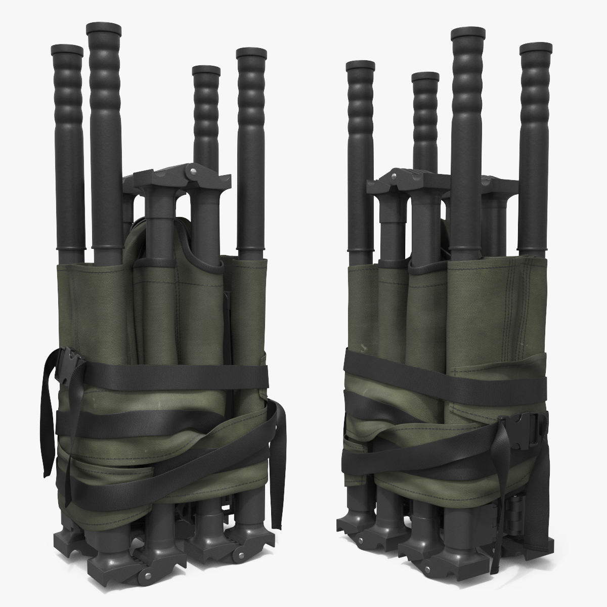 Stretcher Folded 3D model preview