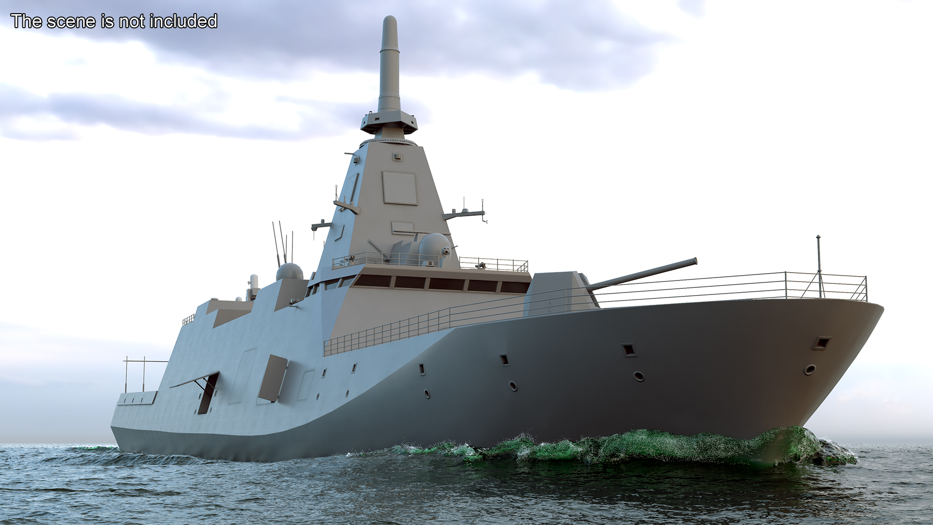 Japanese Mogami Class Frigate FFM-2 Rigged 3D