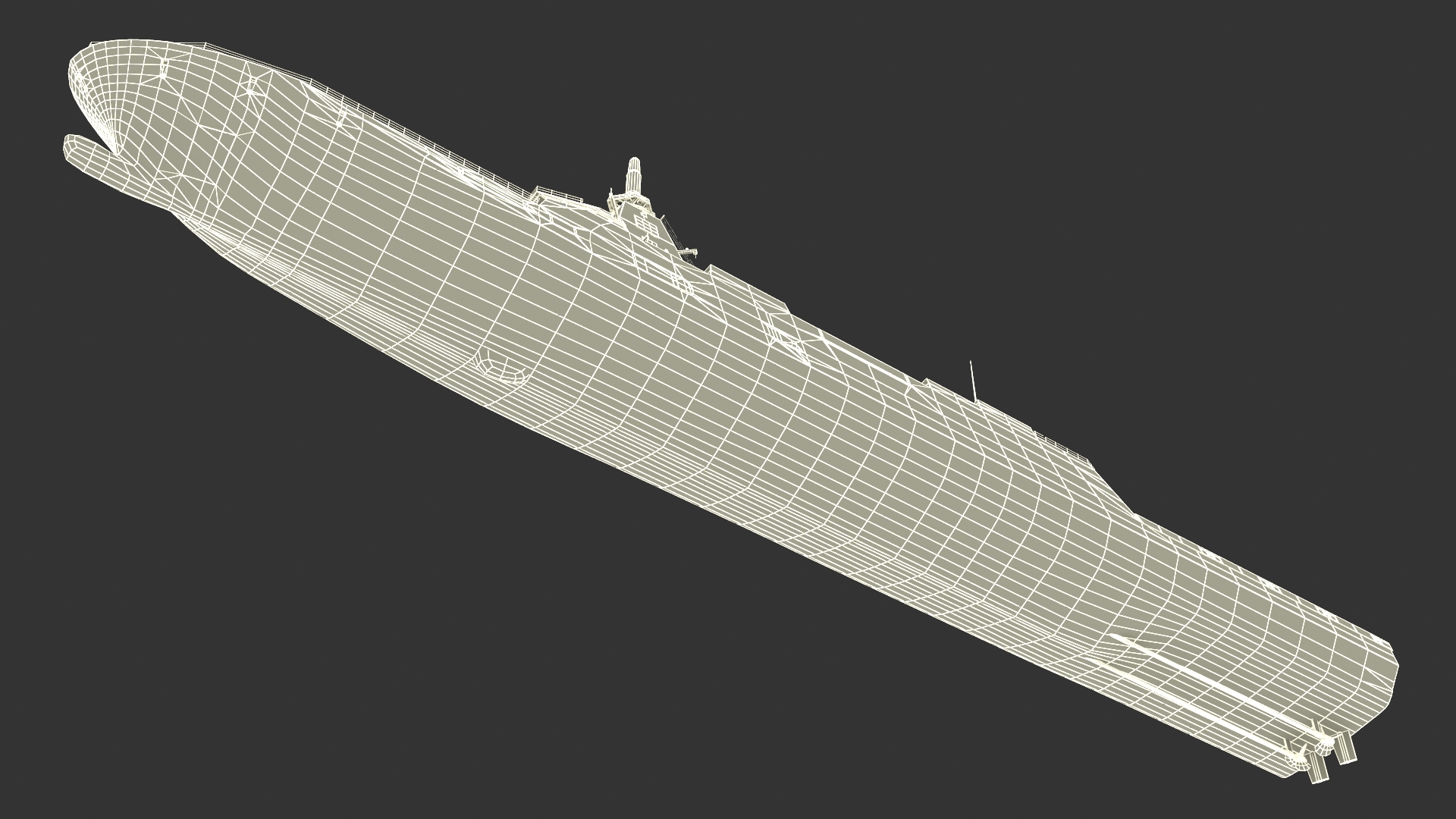 Japanese Mogami Class Frigate FFM-2 Rigged 3D
