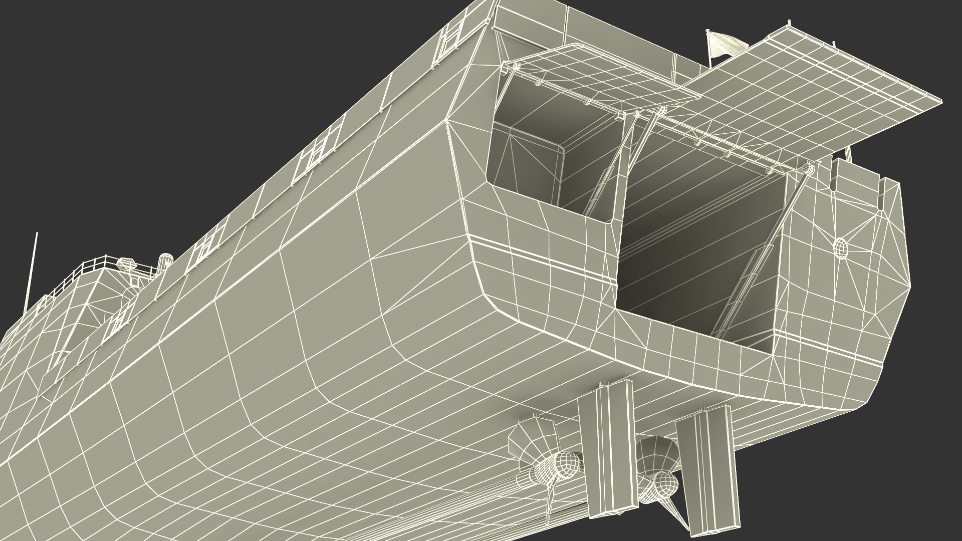 Japanese Mogami Class Frigate FFM-2 Rigged 3D
