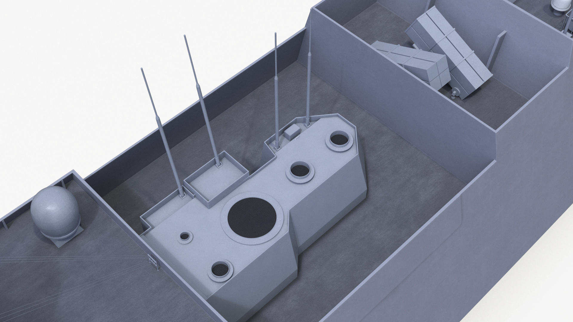 Japanese Mogami Class Frigate FFM-2 Rigged 3D