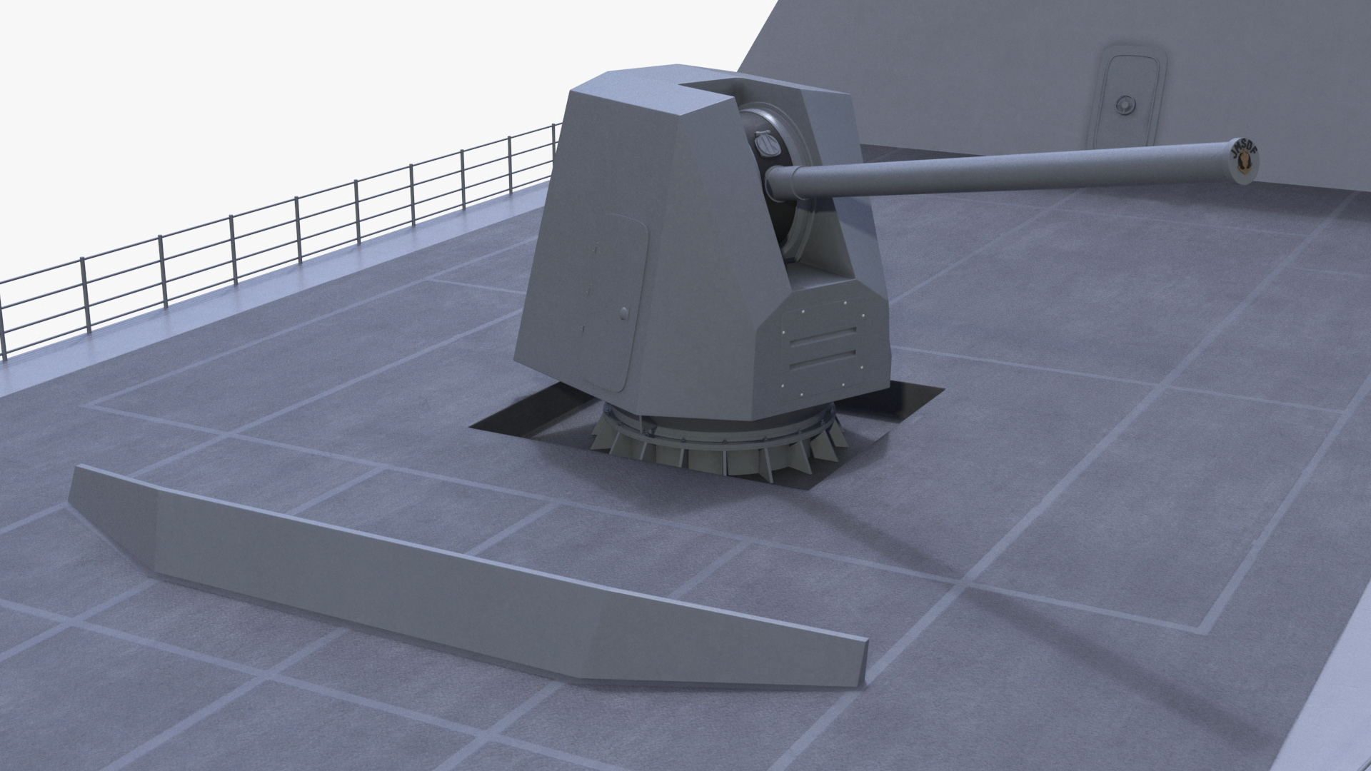 Japanese Mogami Class Frigate FFM-2 Rigged 3D