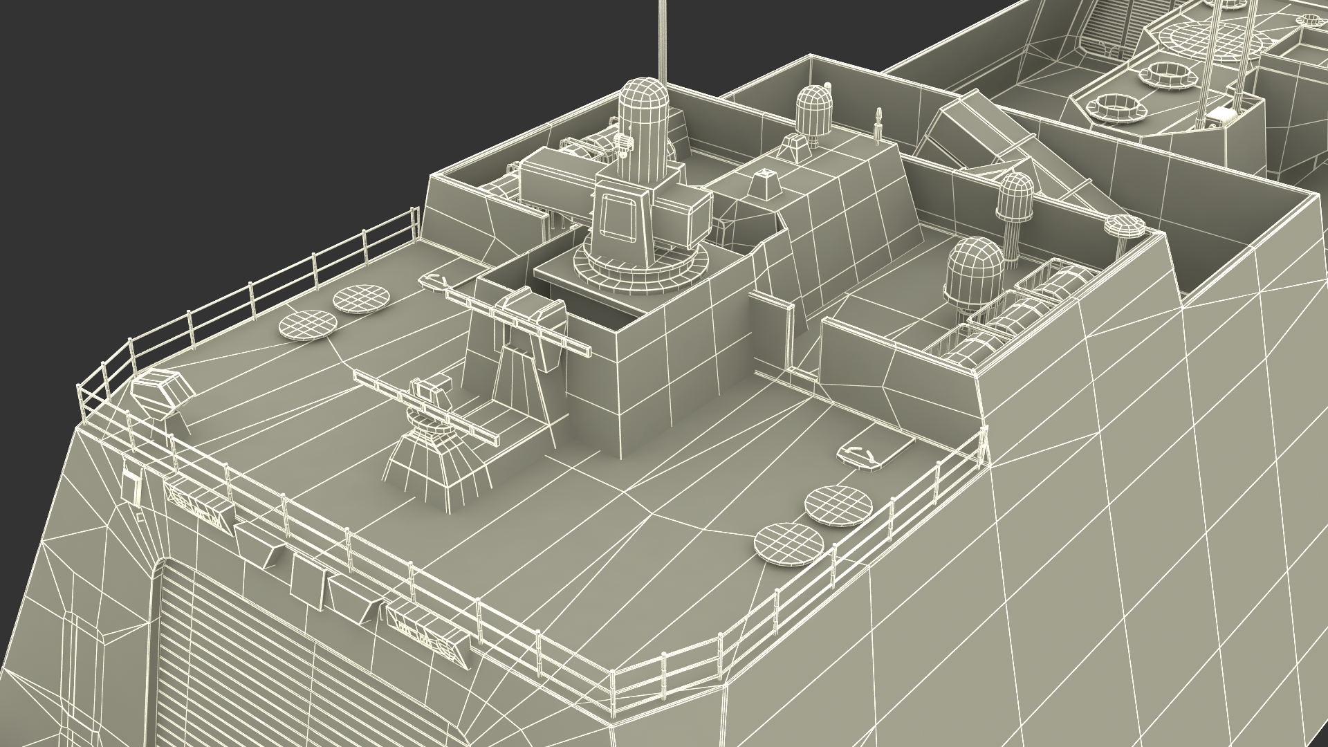 Japanese Mogami Class Frigate FFM-2 Rigged 3D