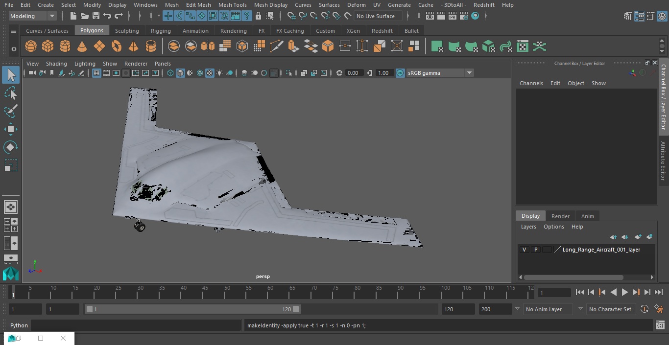 Long-Range Aircraft 3D model
