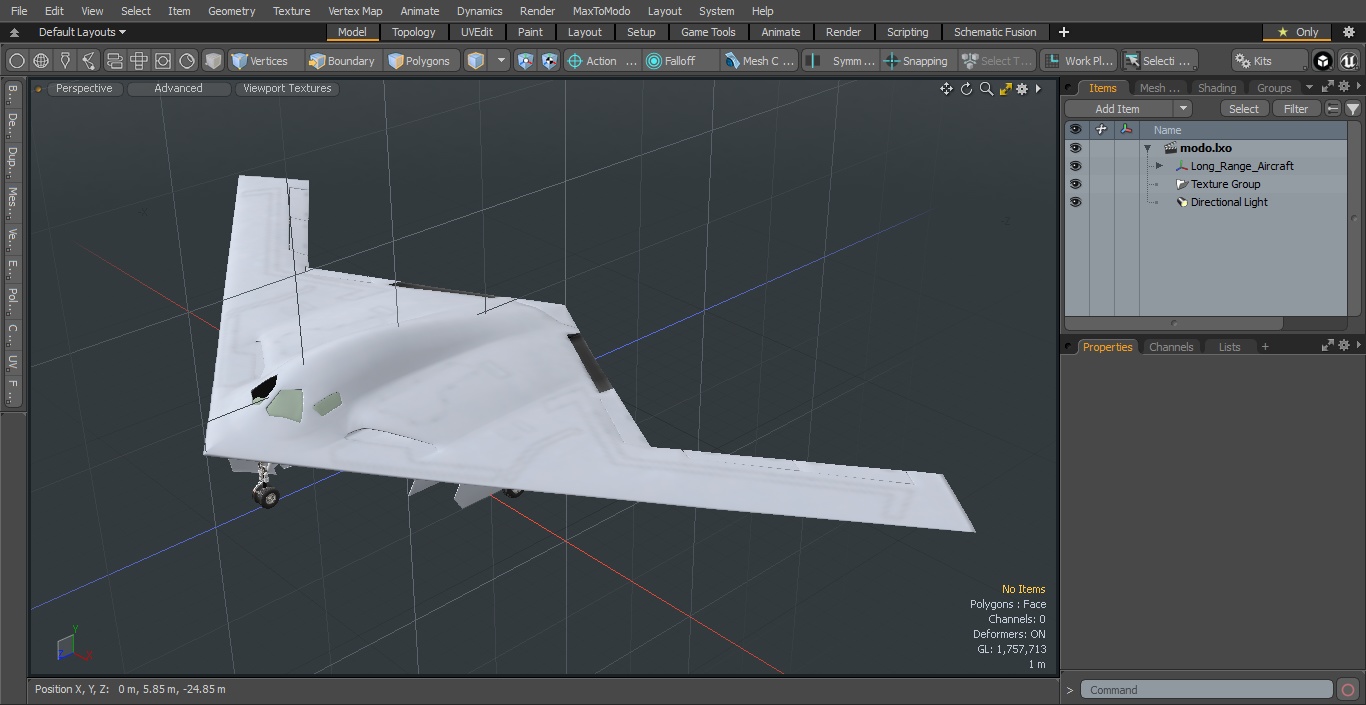 Long-Range Aircraft 3D model