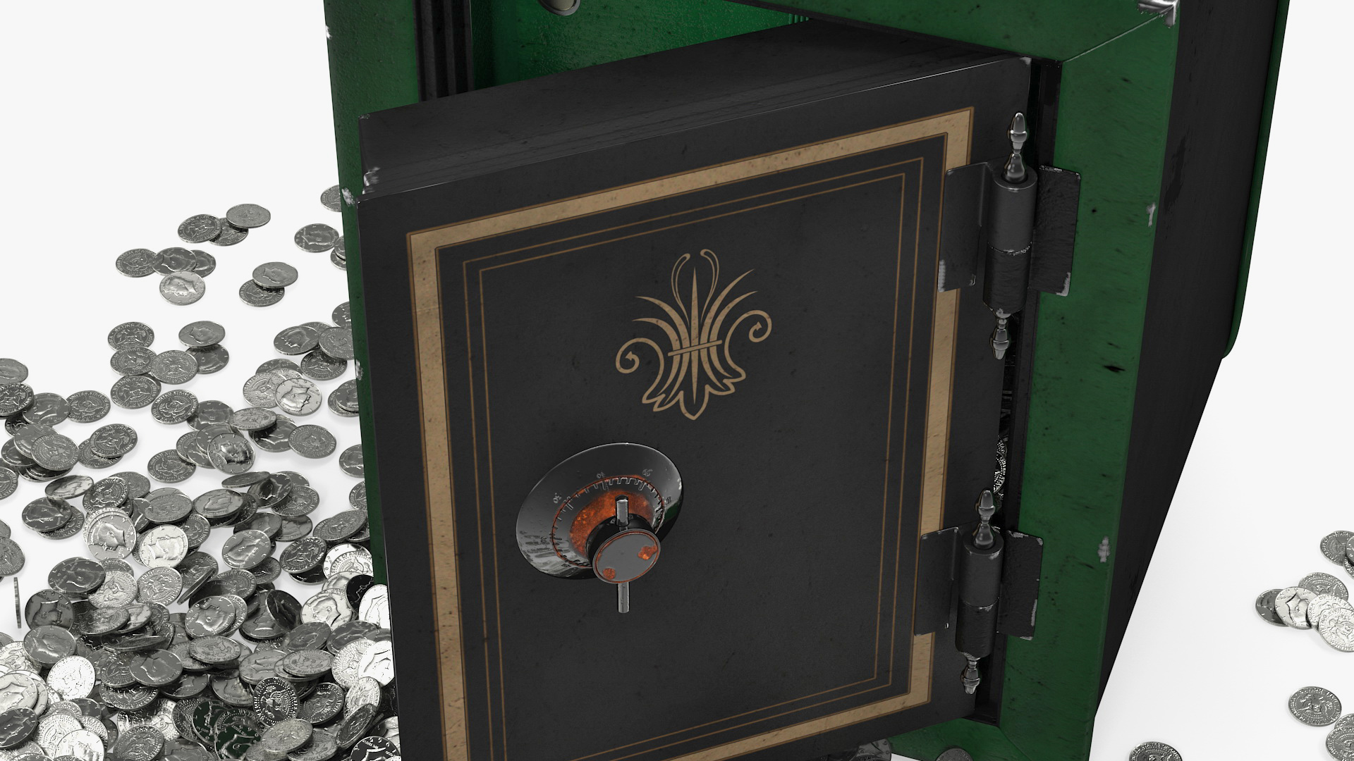 Full Coin Safe 3D model