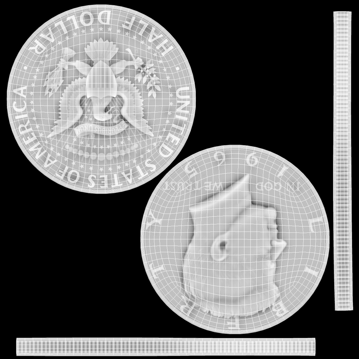 Full Coin Safe 3D model