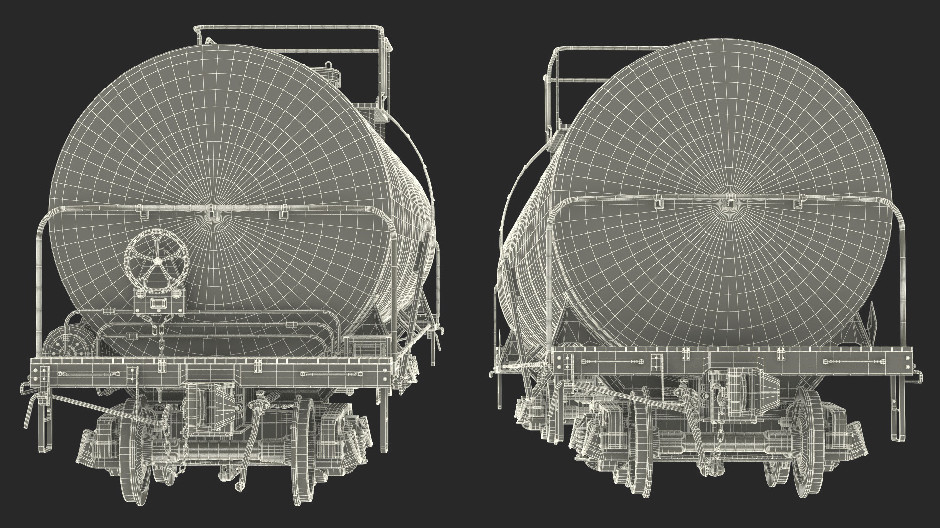 3D model Tank Car