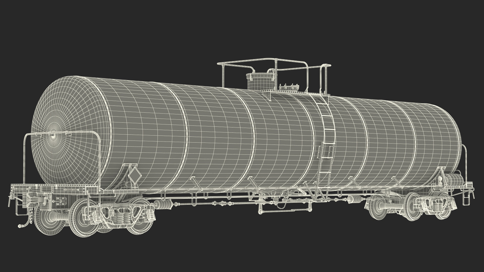 3D model Tank Car