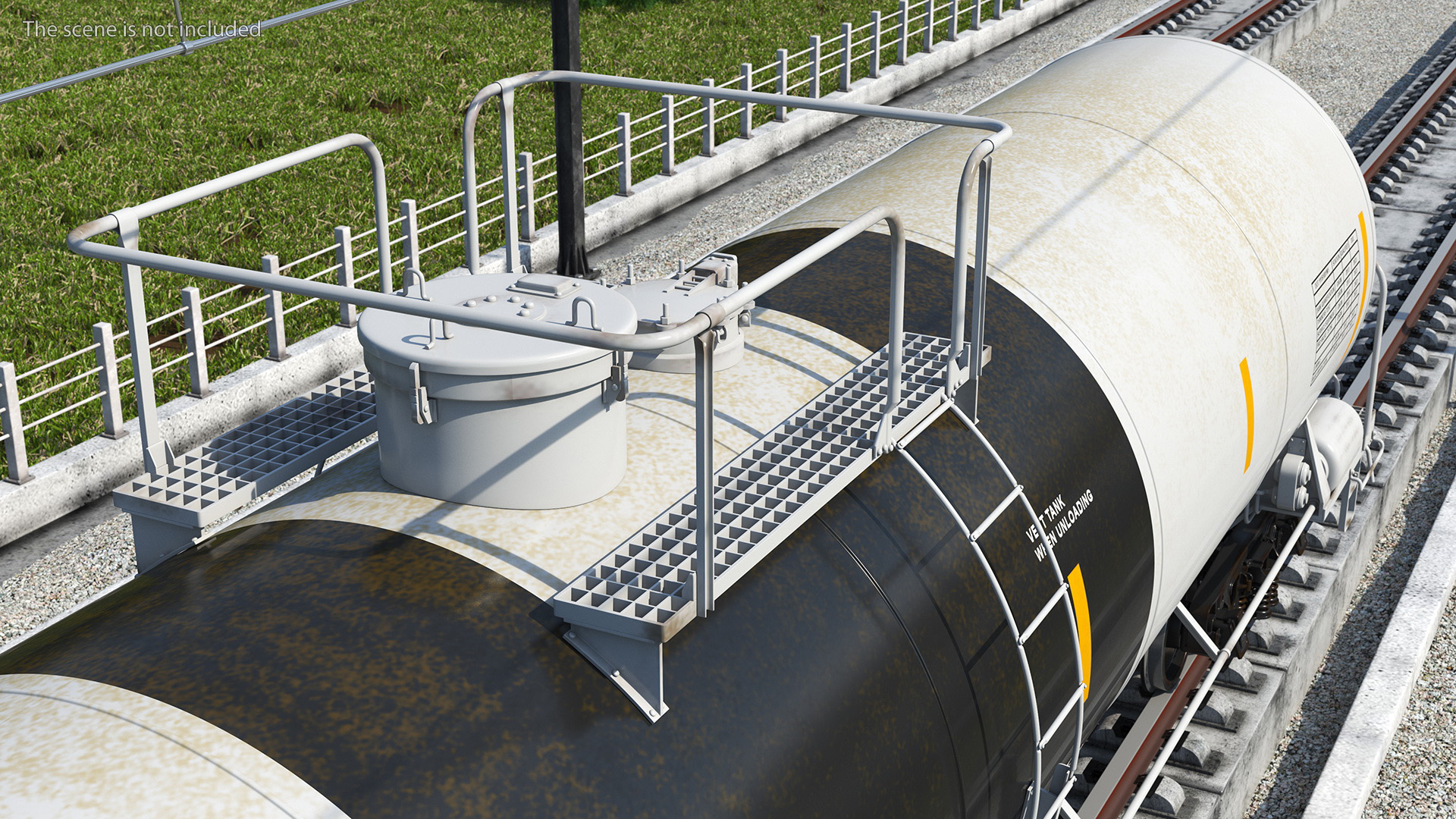 3D model Tank Car