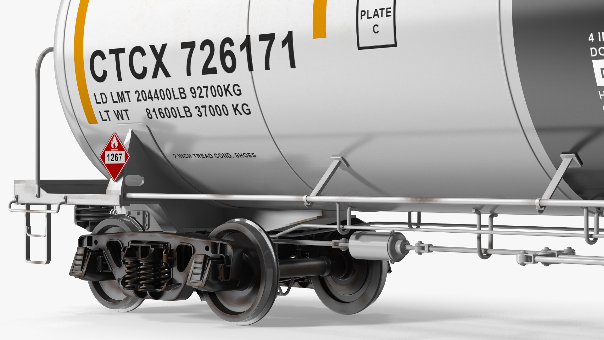 3D model Tank Car