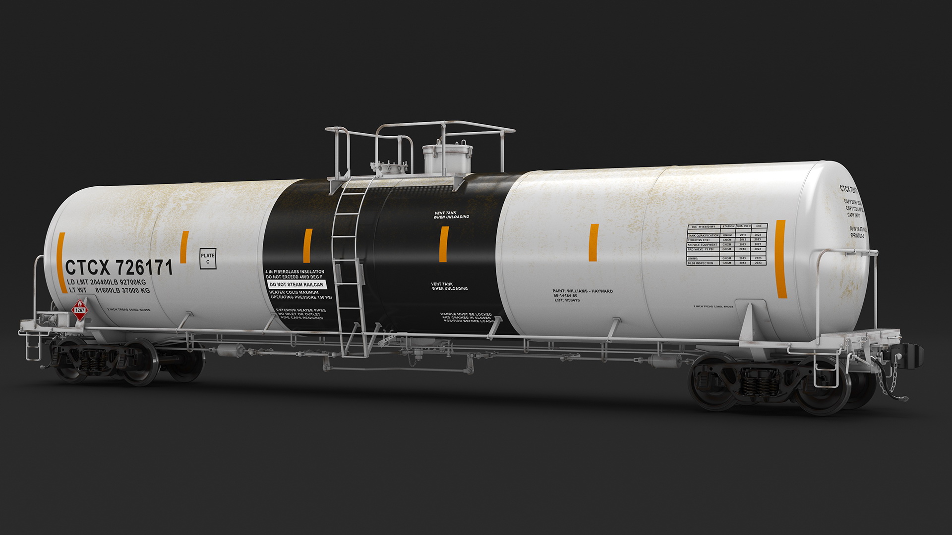 3D model Tank Car