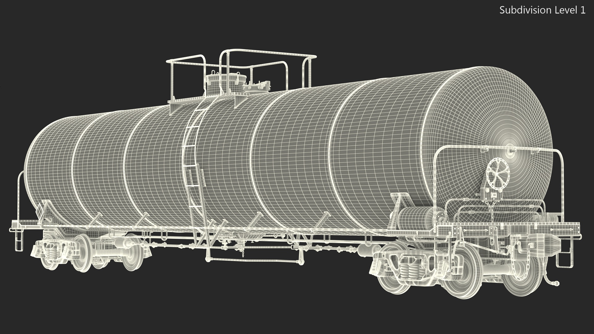 3D model Tank Car