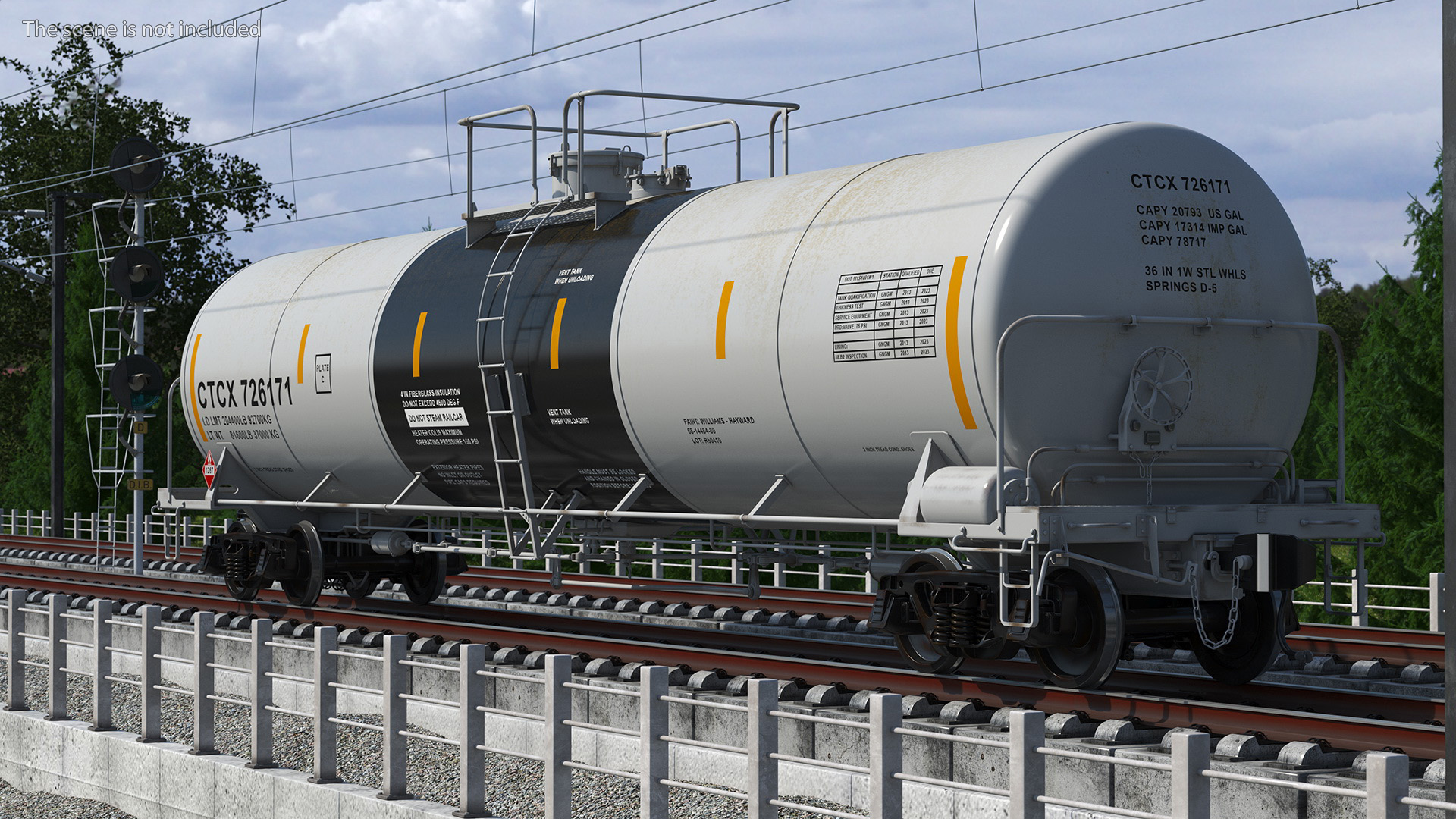 3D model Tank Car
