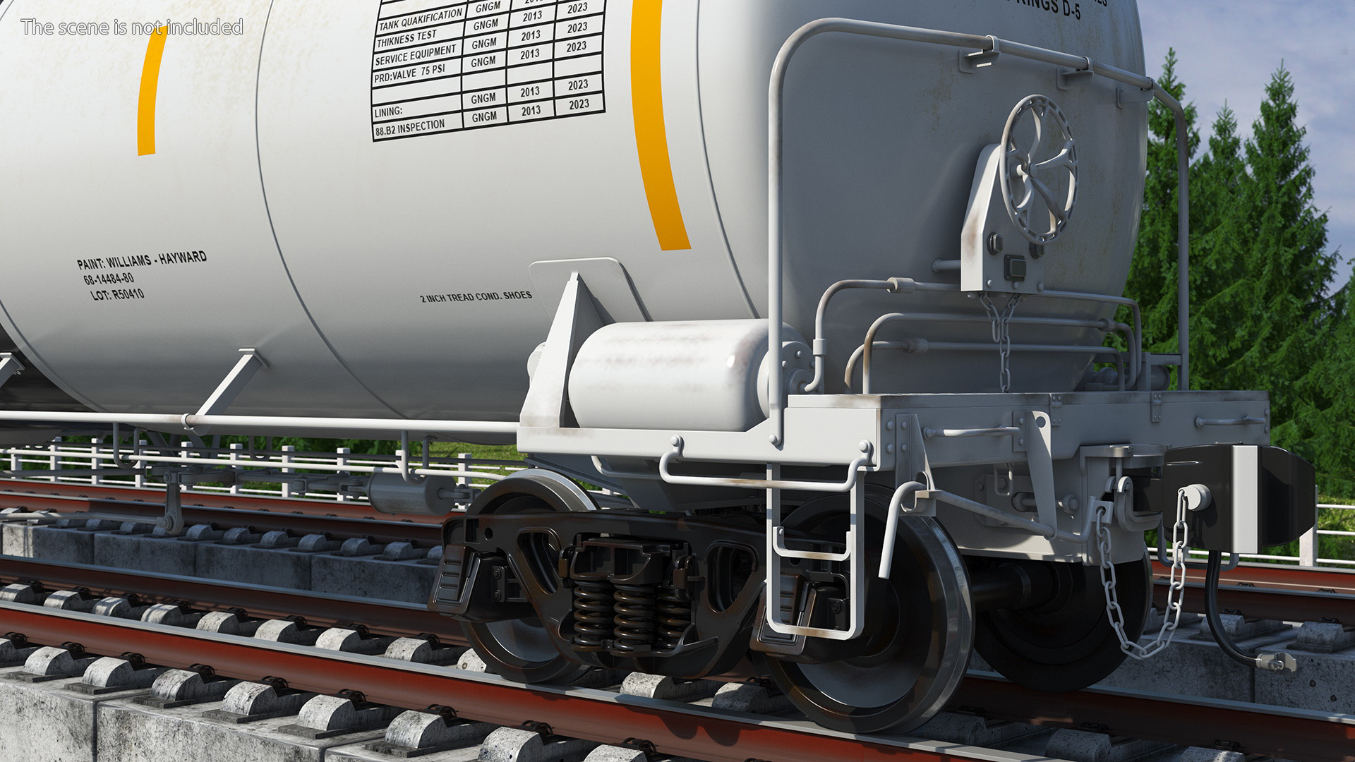 3D model Tank Car
