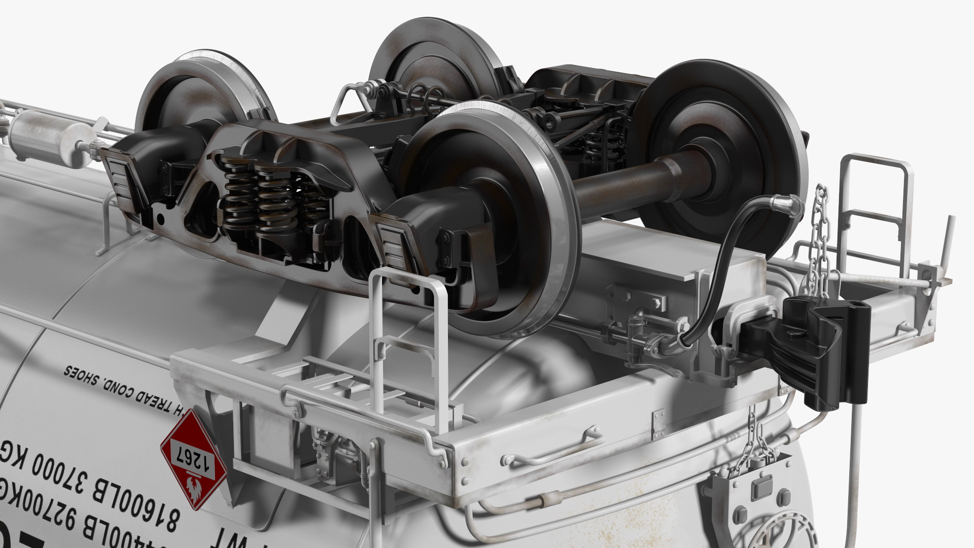 3D model Tank Car