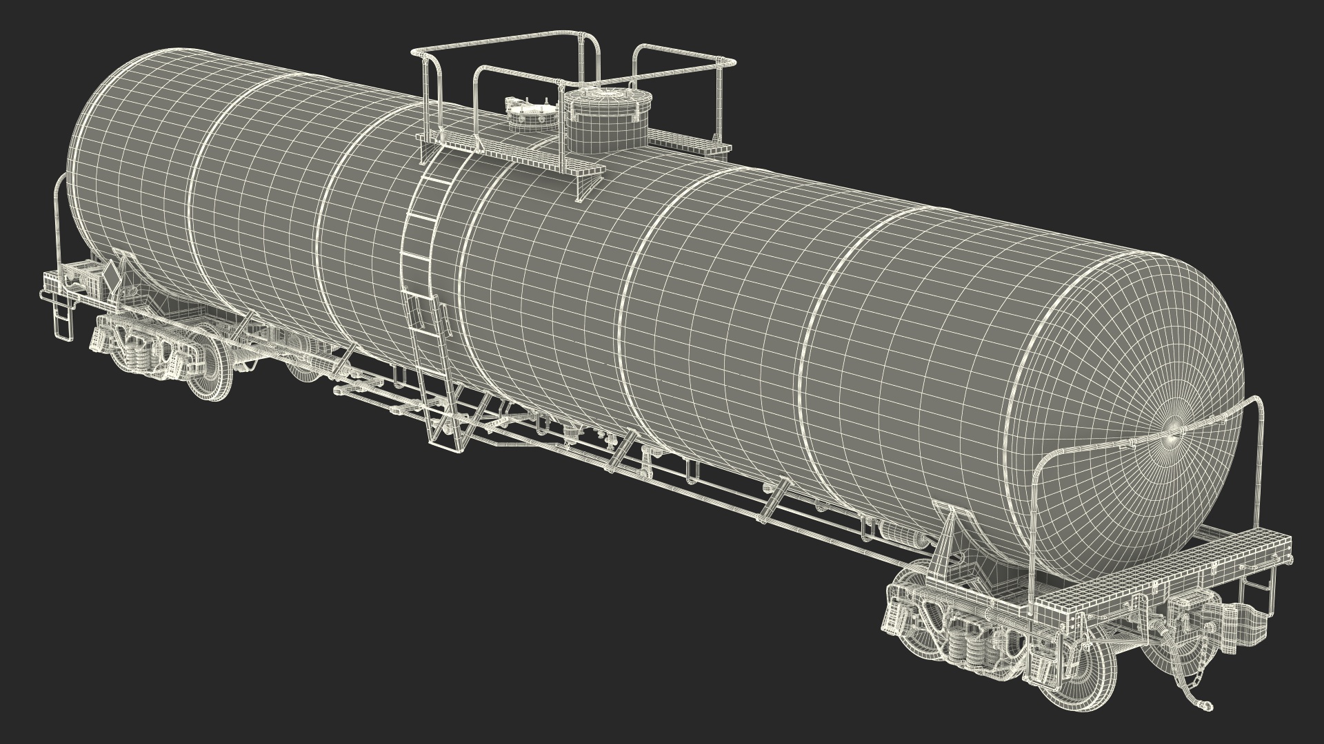 3D model Tank Car