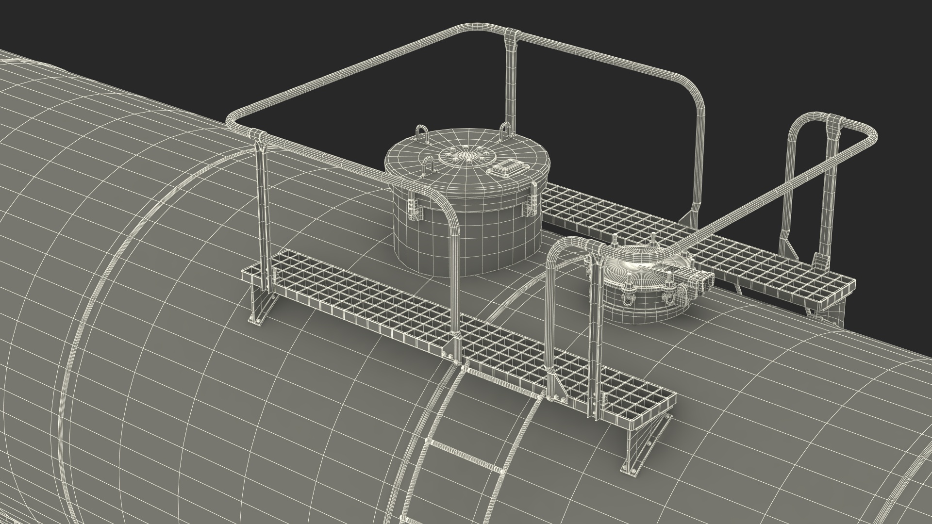 3D model Tank Car