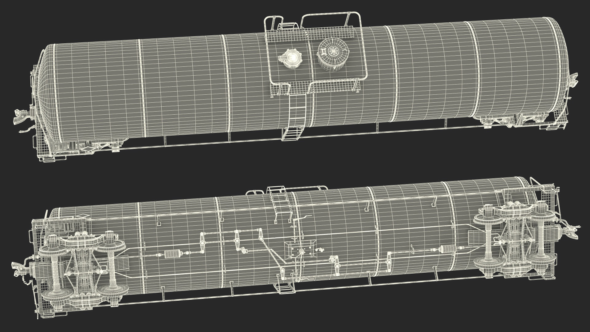 3D model Tank Car