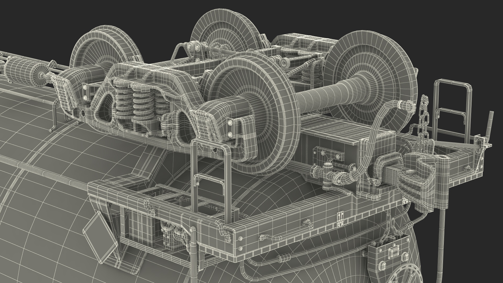 3D model Tank Car