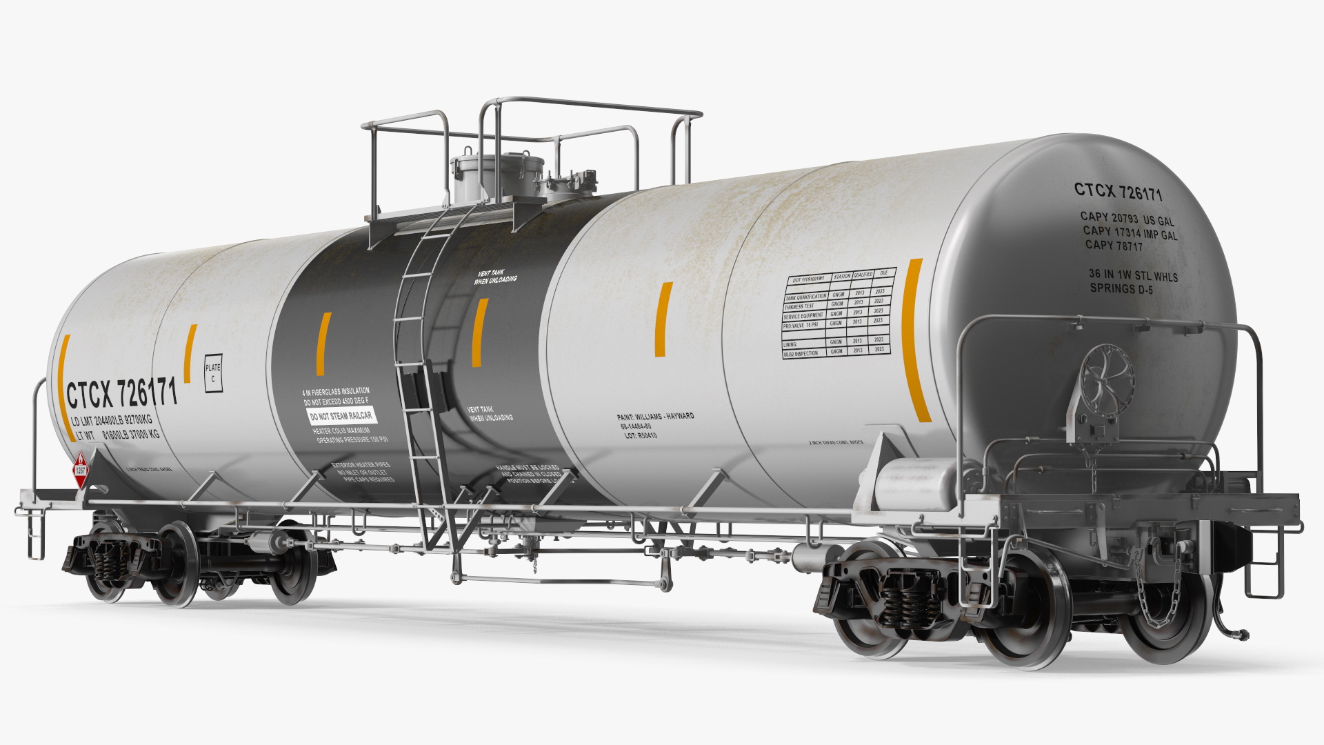 3D model Tank Car
