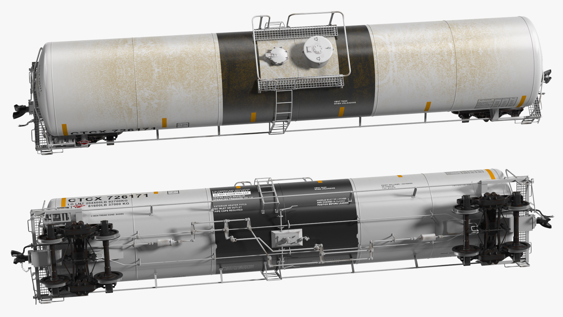 3D model Tank Car
