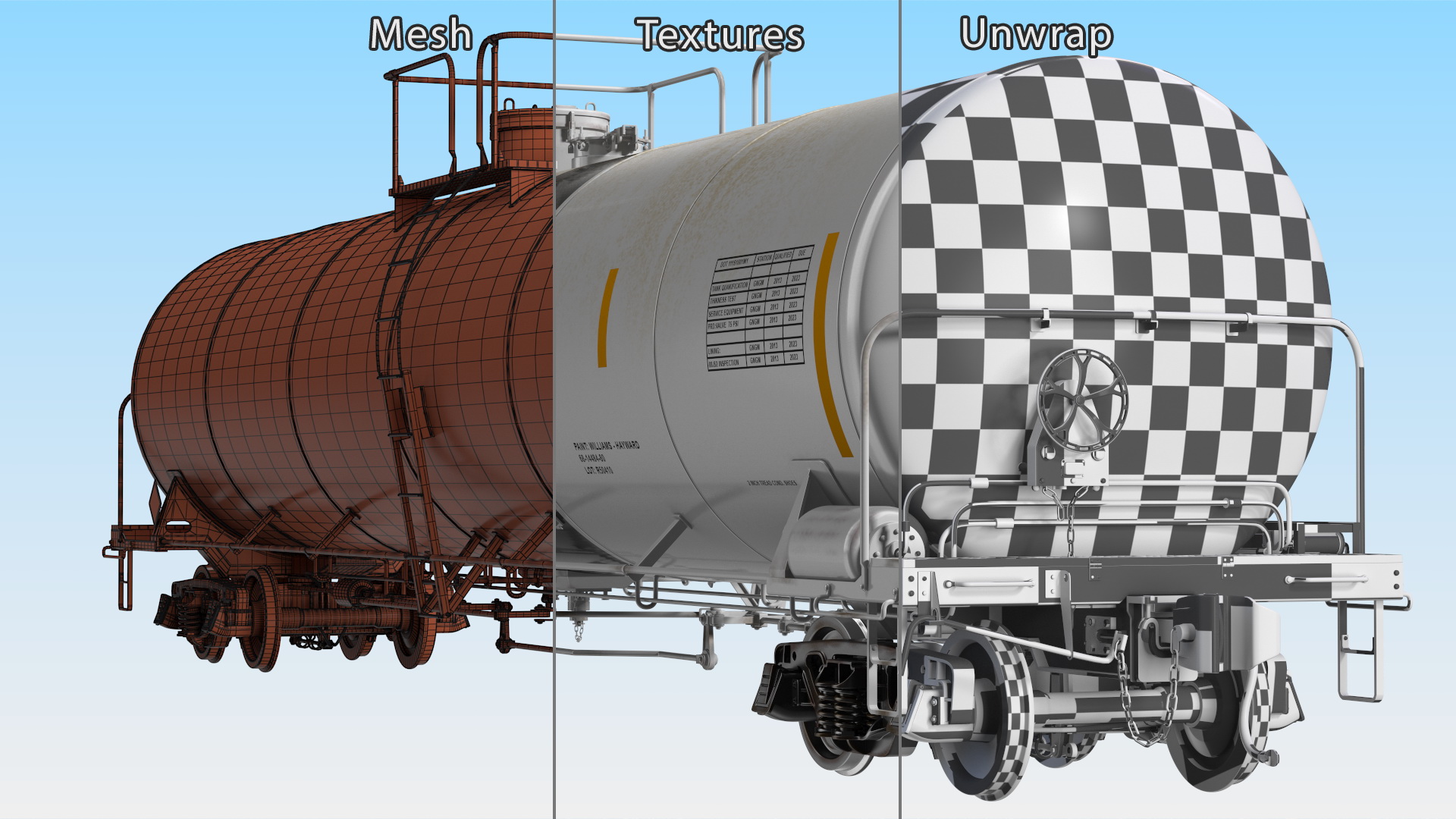 3D model Tank Car