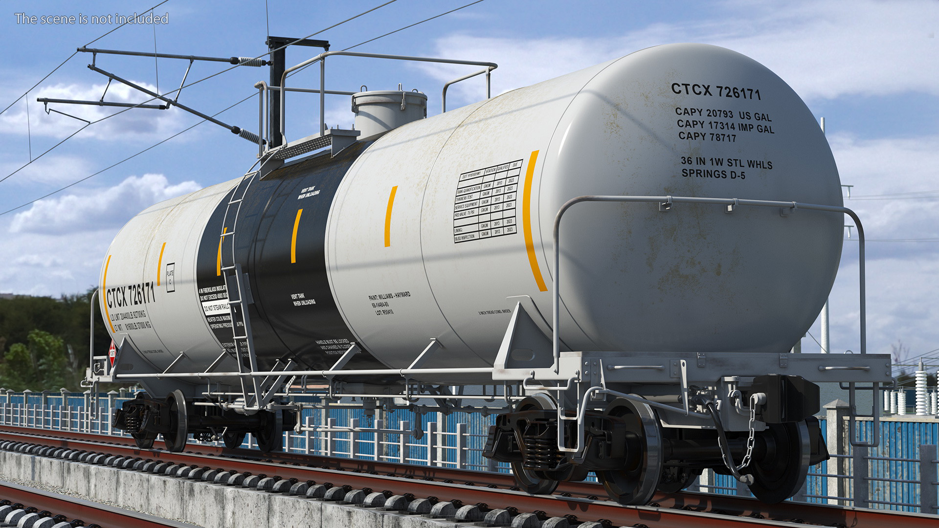 3D model Tank Car