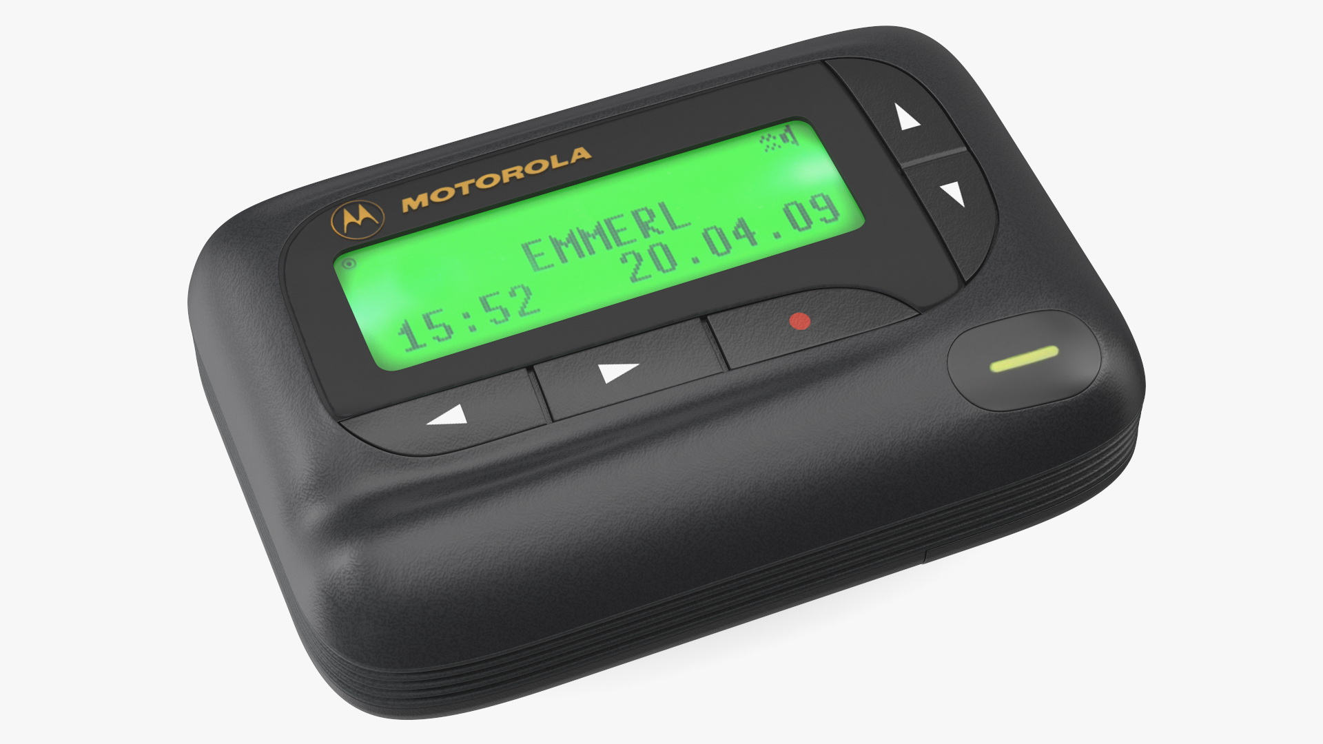 Motorola Scriptor LX4 Pager Screen On 3D