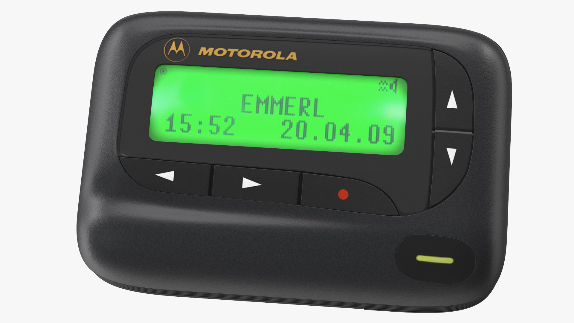 Motorola Scriptor LX4 Pager Screen On 3D