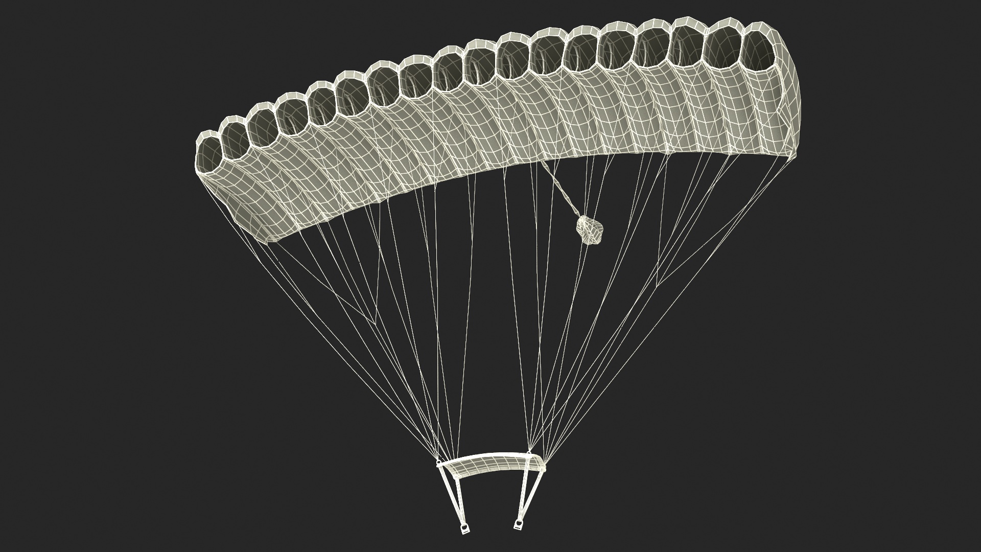 3D Parafoil Parachute model