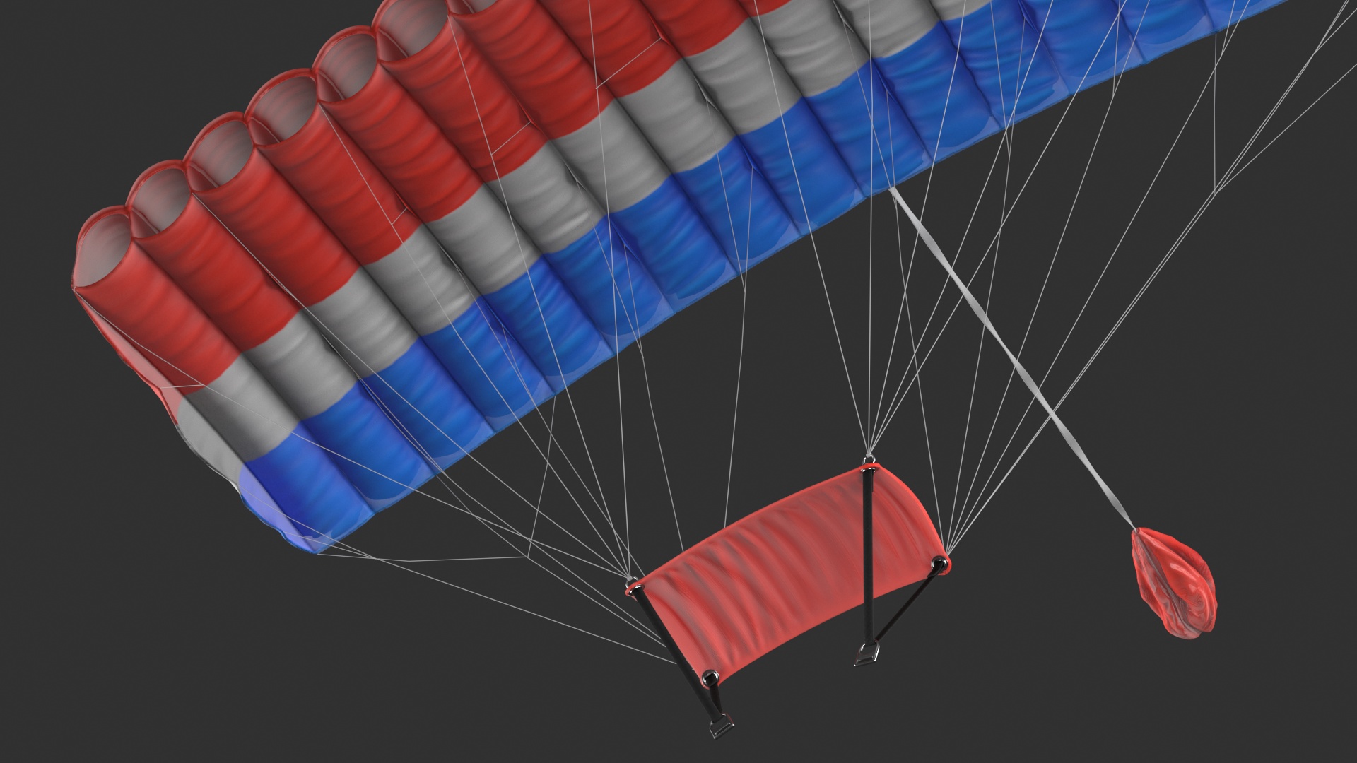 3D Parafoil Parachute model