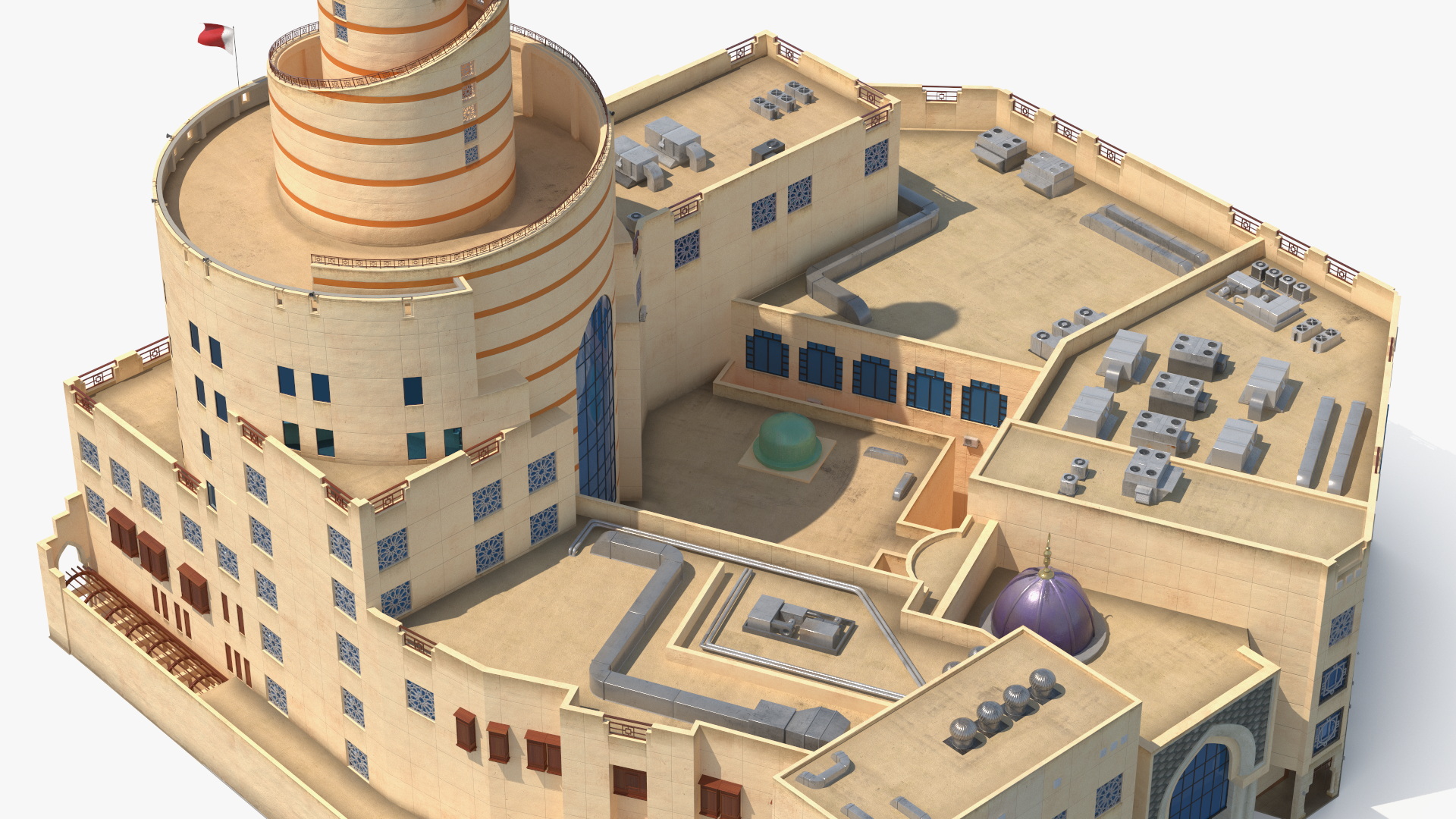 Qatar Spiral Mosque Doha - view 7