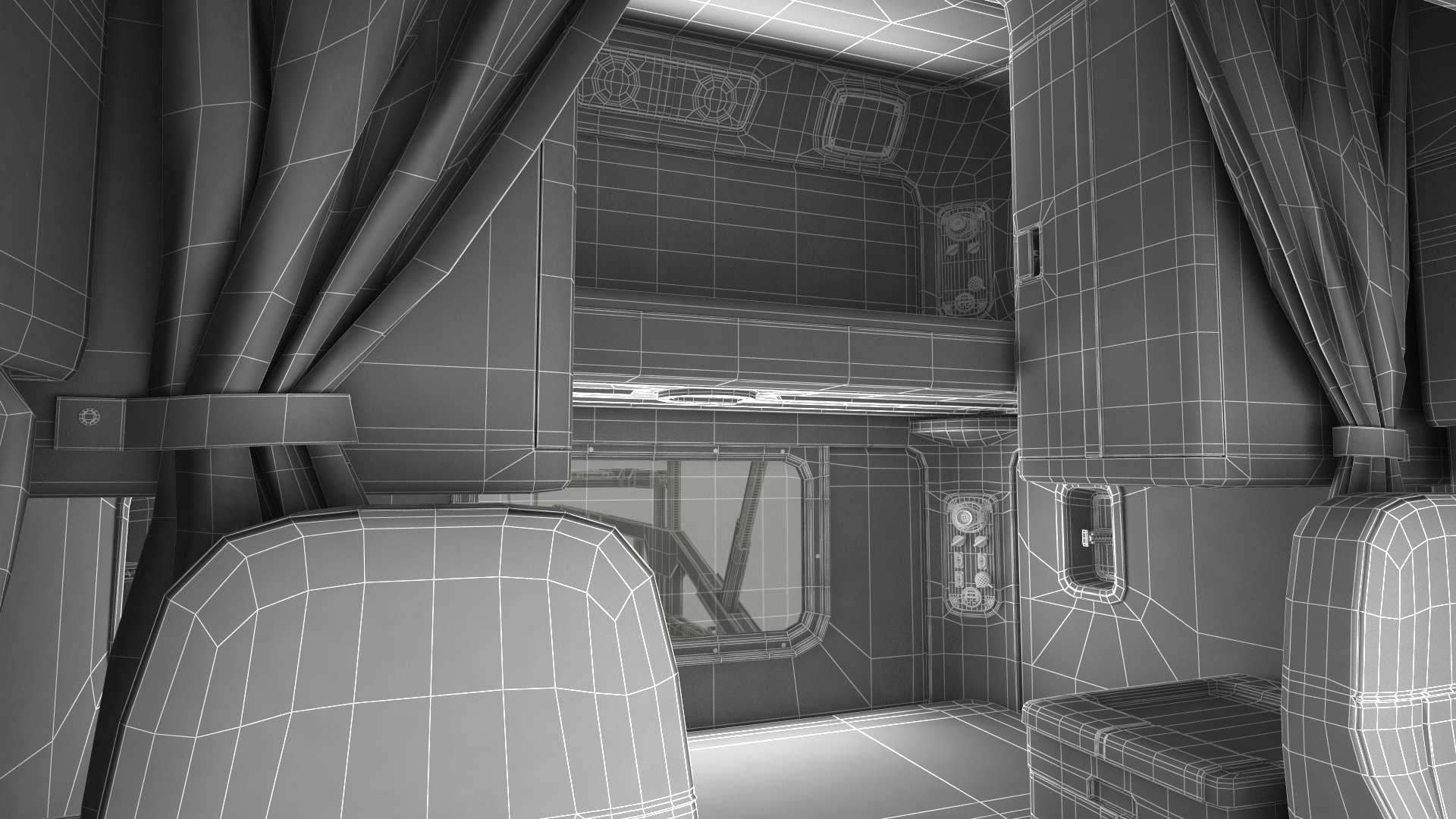 Freightliner Truck With Gas Tank 3D