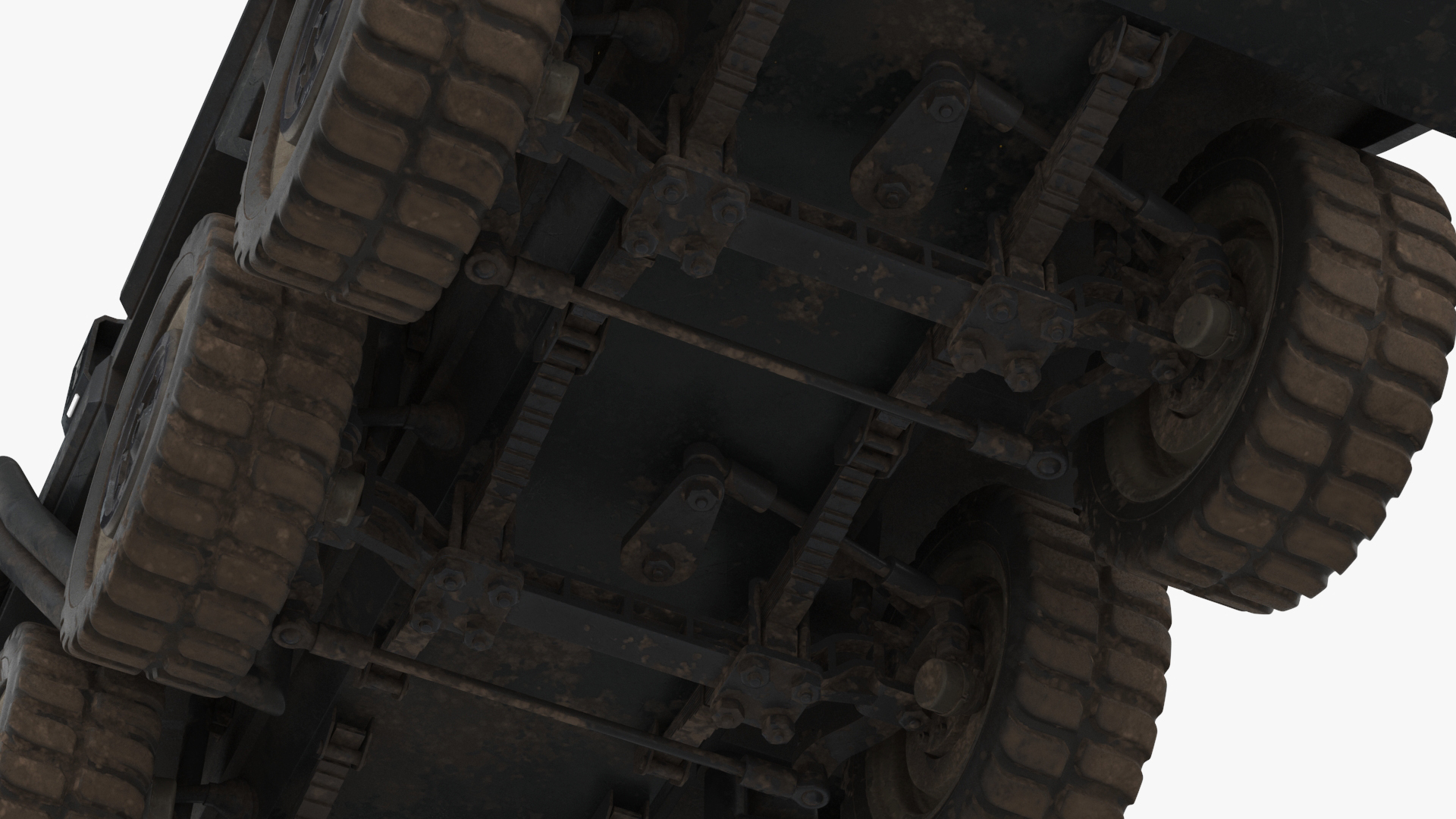 3D model Futuristic Missile Truck Dirty