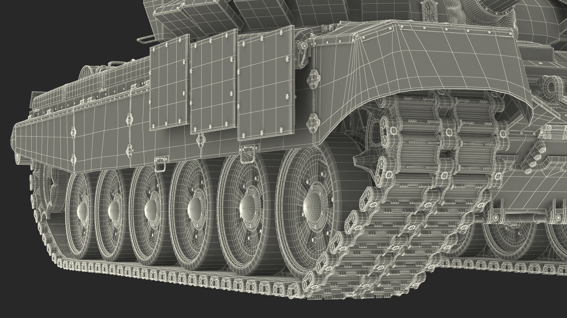 Russian Tank T-72B3 Sand Color Rigged 3D