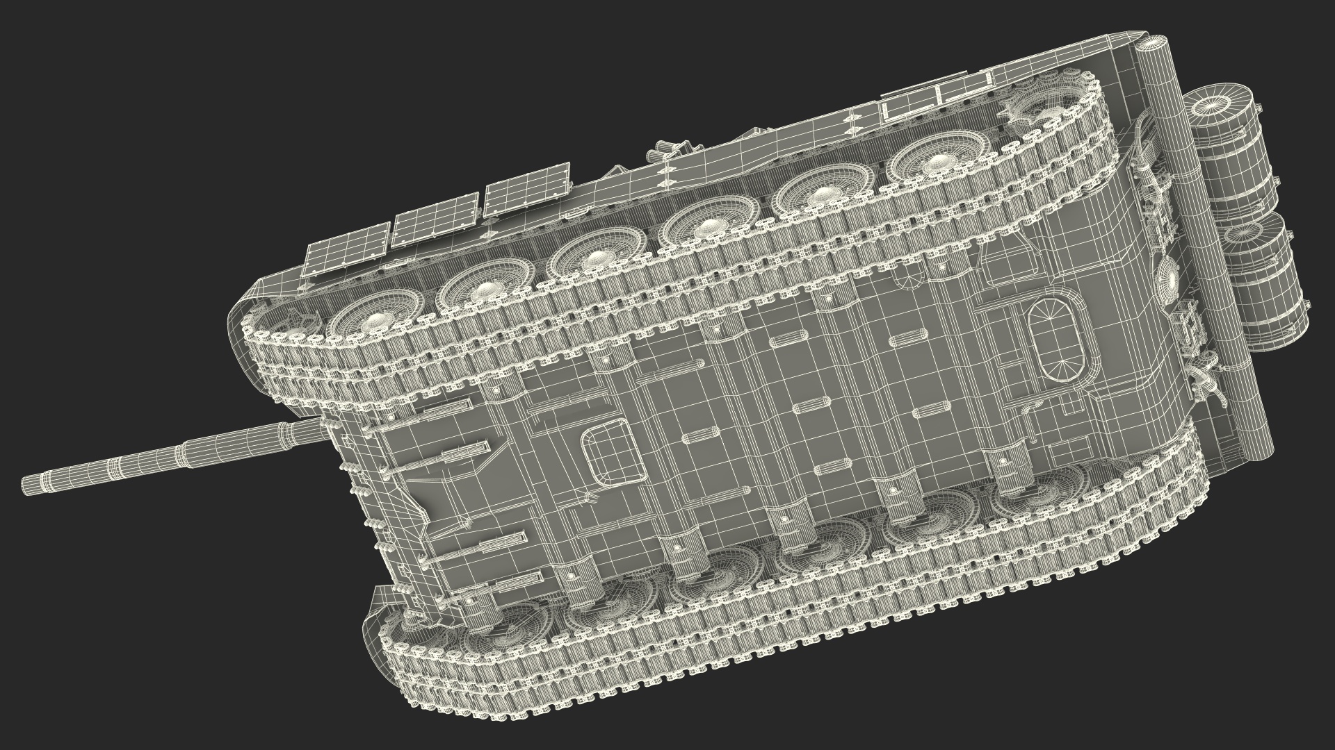 Russian Tank T-72B3 Sand Color Rigged 3D