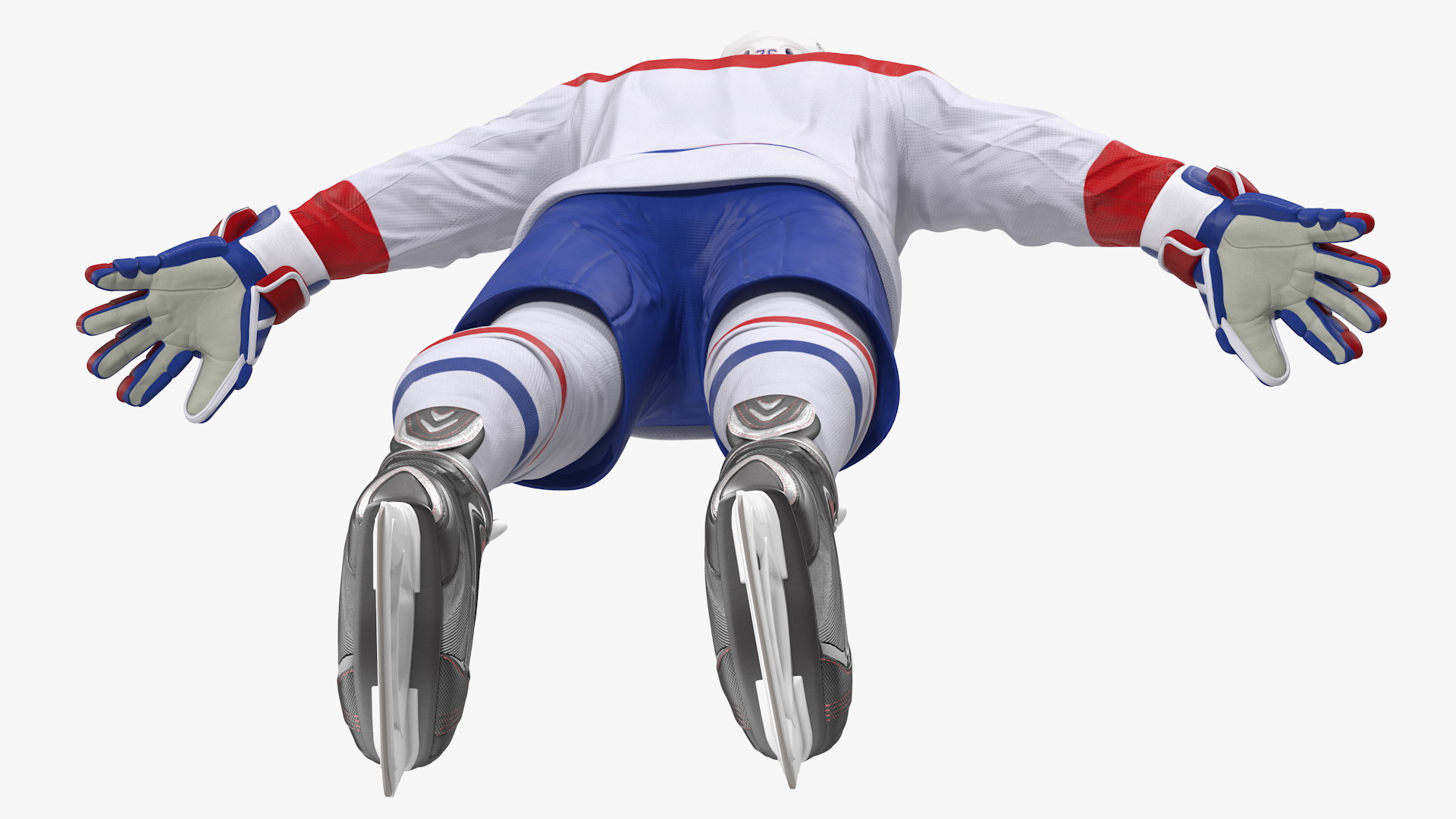 Hockey Equipment White 3D