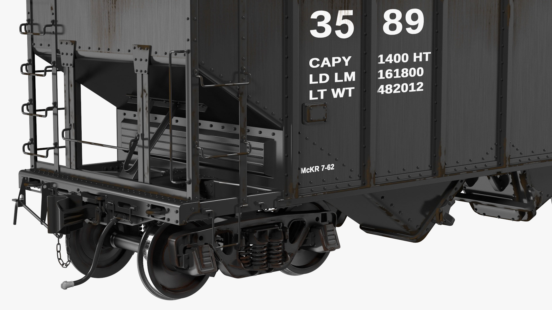 Two Bay Covered Hopper 3D