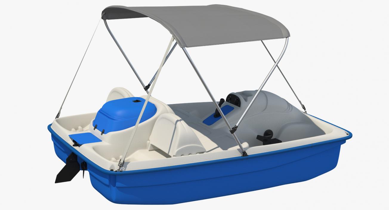Pedal Boat with Canopy 3D.